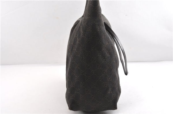 Authentic GUCCI Vintage Shoulder Hand Bag GG Canvas Leather 101292 Brown 2041G