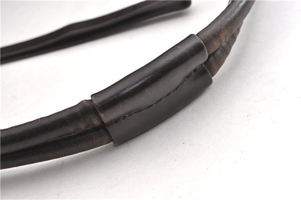 Authentic GUCCI Vintage Shoulder Hand Bag GG Canvas Leather 101292 Brown 2041G