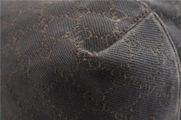 Authentic GUCCI Vintage Shoulder Hand Bag GG Canvas Leather 101292 Brown 2041G