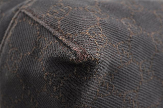 Authentic GUCCI Vintage Shoulder Hand Bag GG Canvas Leather 101292 Brown 2041G