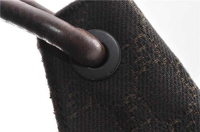 Authentic GUCCI Vintage Shoulder Hand Bag GG Canvas Leather 101292 Brown 2041G