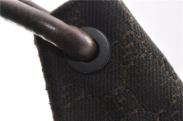 Authentic GUCCI Vintage Shoulder Hand Bag GG Canvas Leather 101292 Brown 2041G