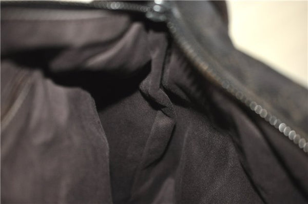 Authentic GUCCI Vintage Shoulder Hand Bag GG Canvas Leather 101292 Brown 2041G