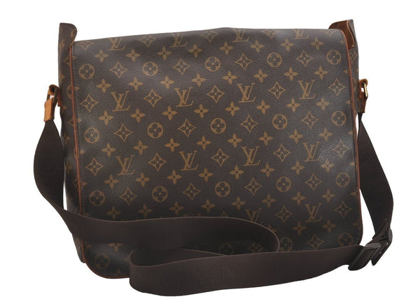 Authentic Louis Vuitton Monogram Abbesses Shoulder Bag M45257 LV 2041I