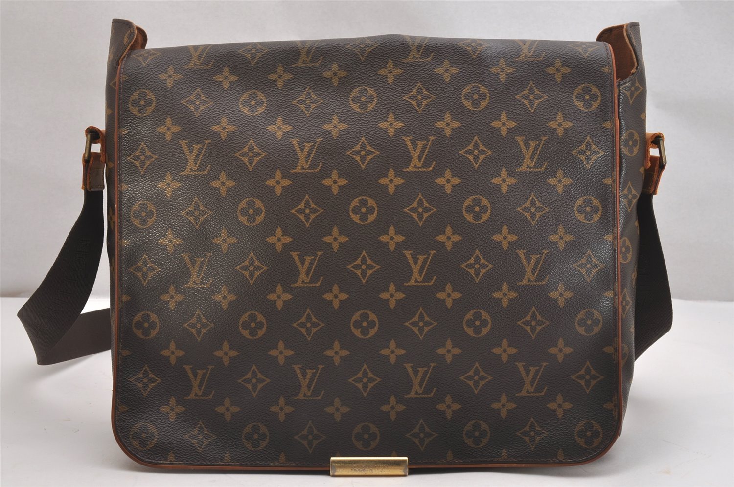Authentic Louis Vuitton Monogram Abbesses Shoulder Bag M45257 LV 2041I