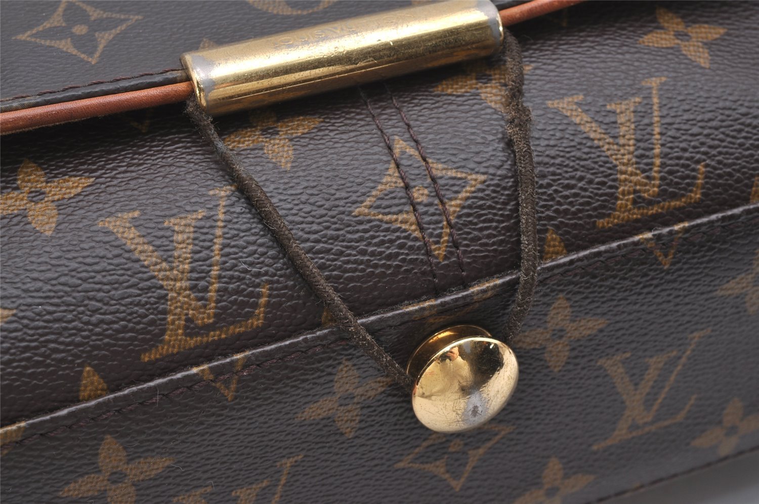 Authentic Louis Vuitton Monogram Abbesses Shoulder Bag M45257 LV 2041I