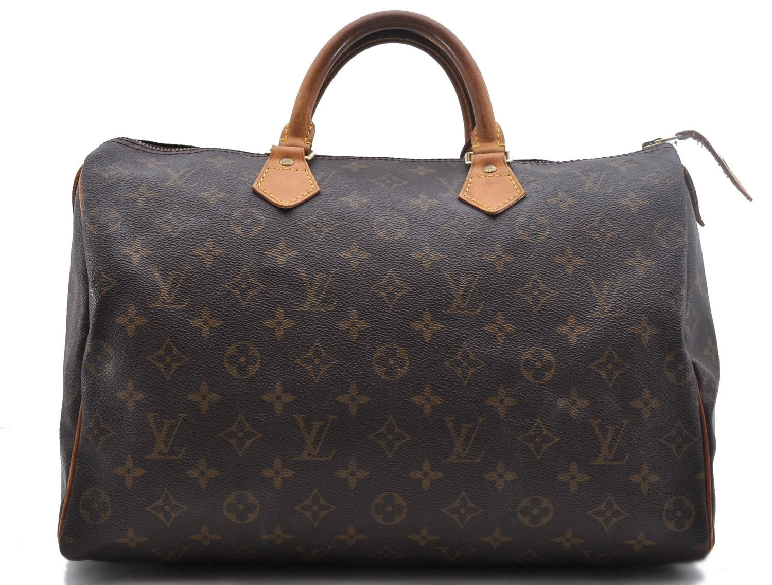 Authentic Louis Vuitton Monogram Speedy 35 Hand Bag M41524 LV 2042D