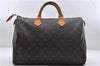 Authentic Louis Vuitton Monogram Speedy 35 Hand Bag M41524 LV 2042D