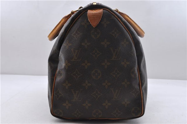 Authentic Louis Vuitton Monogram Speedy 35 Hand Bag M41524 LV 2042D