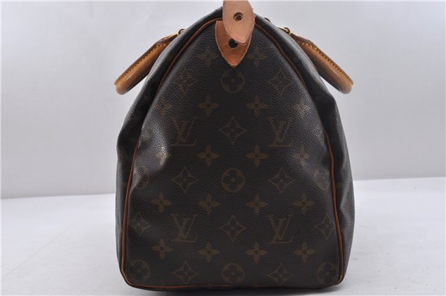 Authentic Louis Vuitton Monogram Speedy 35 Hand Bag M41524 LV 2042D