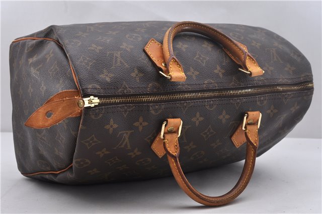 Authentic Louis Vuitton Monogram Speedy 35 Hand Bag M41524 LV 2042D