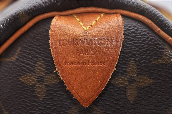 Authentic Louis Vuitton Monogram Speedy 35 Hand Bag M41524 LV 2042D