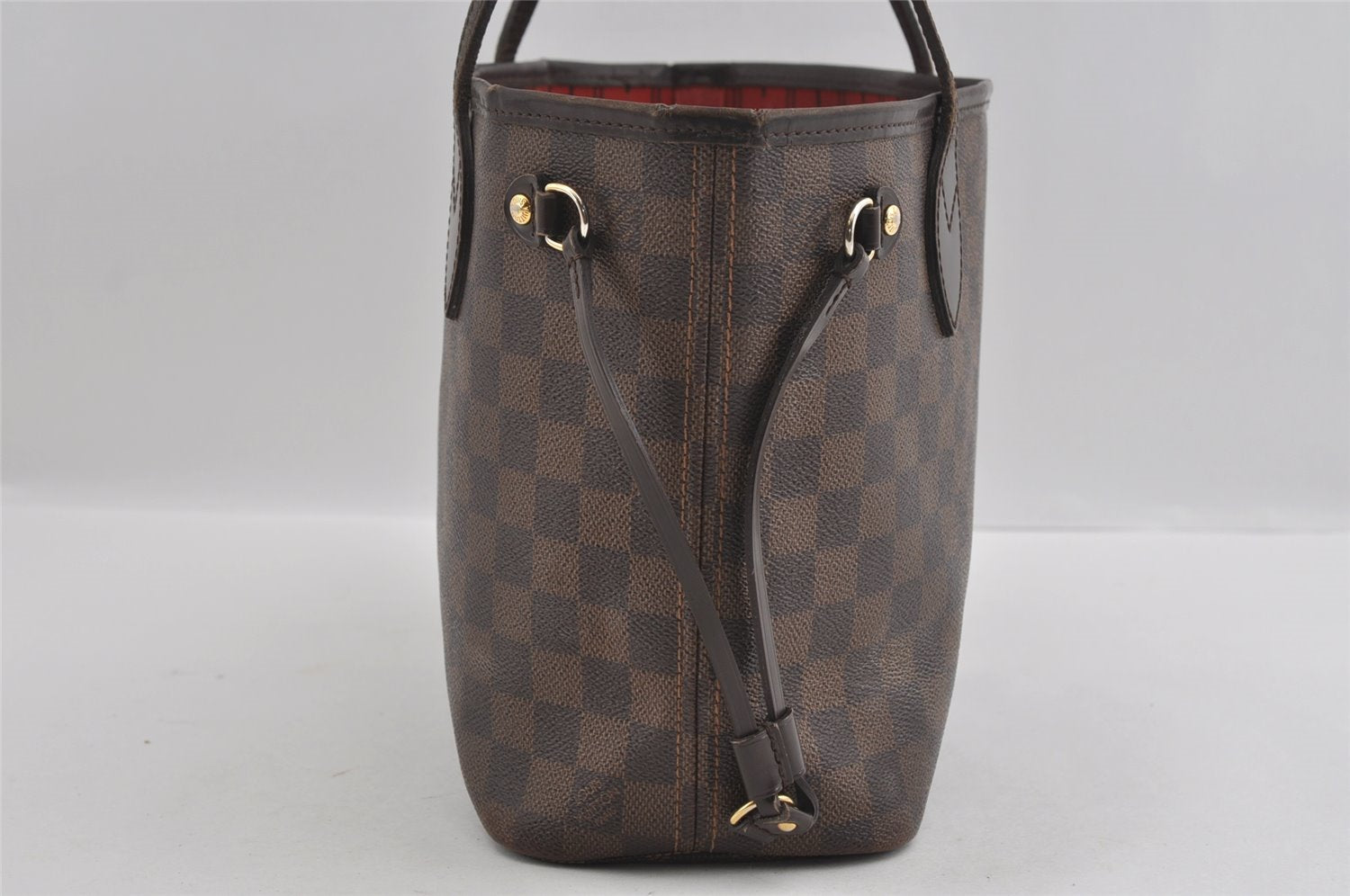 Authentic Louis Vuitton Damier Neverfull PM Shoulder Tote Bag N51109 LV 2042I