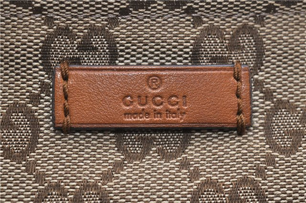 Authentic GUCCI Shoulder Cross Body Bag GG Canvas Leather 308930 Brown 2043G