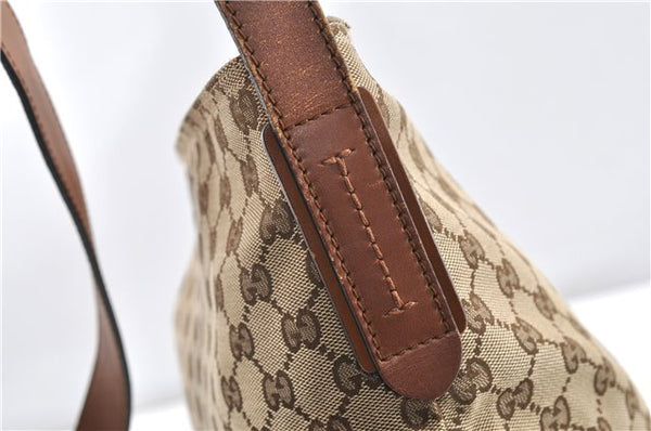 Authentic GUCCI Shoulder Cross Body Bag GG Canvas Leather 308930 Brown 2043G