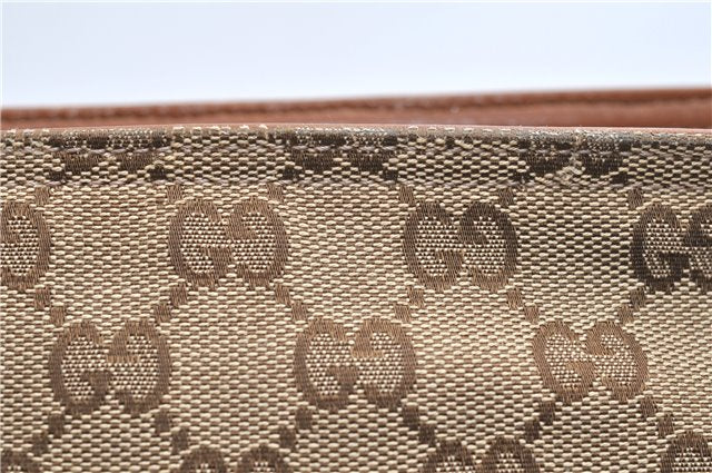 Authentic GUCCI Shoulder Cross Body Bag GG Canvas Leather 308930 Brown 2043G