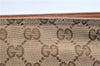 Authentic GUCCI Shoulder Cross Body Bag GG Canvas Leather 308930 Brown 2043G