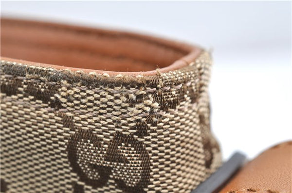 Authentic GUCCI Shoulder Cross Body Bag GG Canvas Leather 308930 Brown 2043G