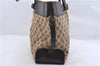 Authentic GUCCI Shoulder Hand Bag GG Canvas Leather 106251 Brown 2044D