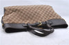 Authentic GUCCI Shoulder Hand Bag GG Canvas Leather 106251 Brown 2044D