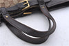 Authentic GUCCI Shoulder Hand Bag GG Canvas Leather 106251 Brown 2044D
