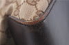 Authentic GUCCI Shoulder Hand Bag GG Canvas Leather 106251 Brown 2044D