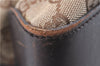Authentic GUCCI Shoulder Hand Bag GG Canvas Leather 106251 Brown 2044D