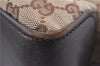 Authentic GUCCI Shoulder Hand Bag GG Canvas Leather 106251 Brown 2044D