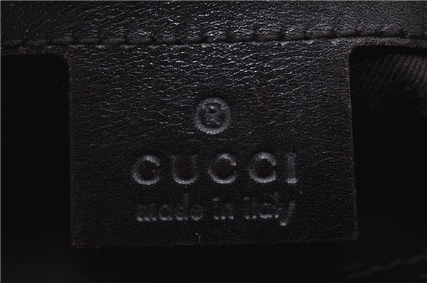 Authentic GUCCI Shoulder Hand Bag GG Canvas Leather 106251 Brown 2044D