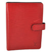 Authentic Louis Vuitton Epi Agenda MM Notebook Cover Red R20047 LV 2044G