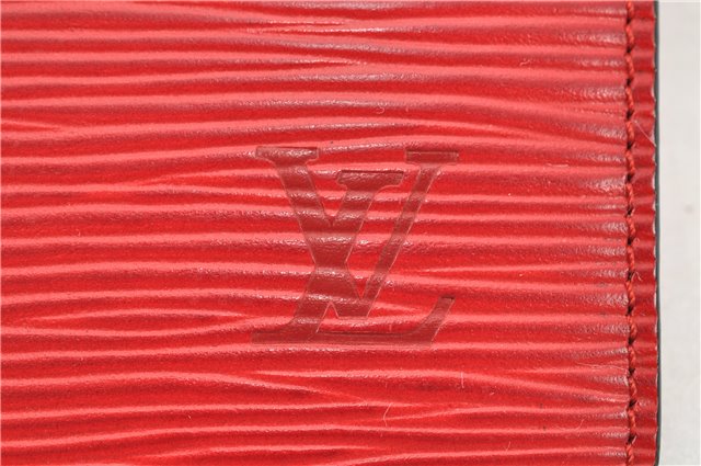 Authentic Louis Vuitton Epi Agenda MM Notebook Cover Red R20047 LV 2044G