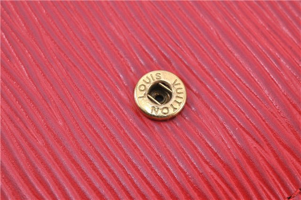 Authentic Louis Vuitton Epi Agenda MM Notebook Cover Red R20047 LV 2044G