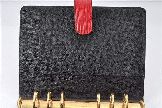 Authentic Louis Vuitton Epi Agenda MM Notebook Cover Red R20047 LV 2044G
