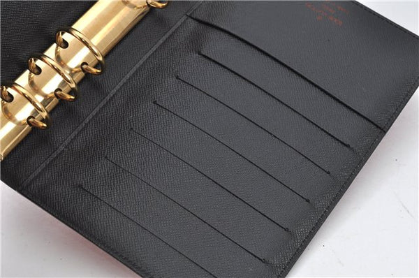 Authentic Louis Vuitton Epi Agenda MM Notebook Cover Red R20047 LV 2044G
