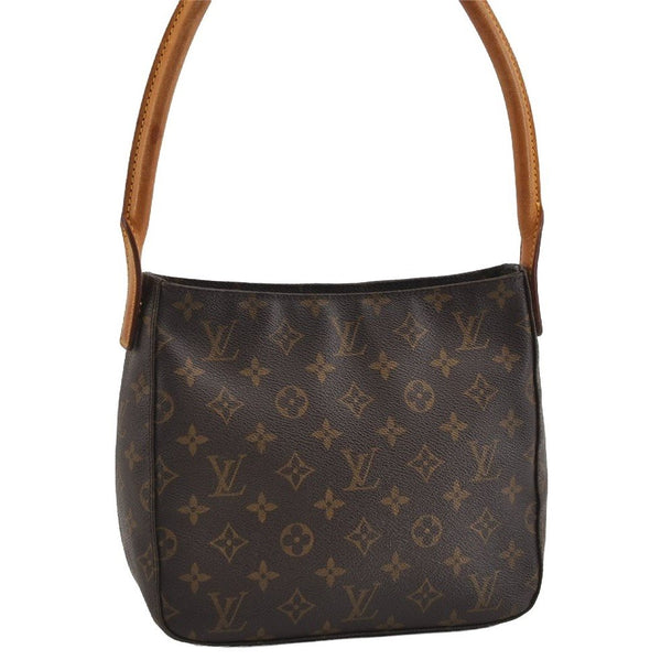 Authentic Louis Vuitton Monogram Looping MM Shoulder Bag M51146 LV 2044I