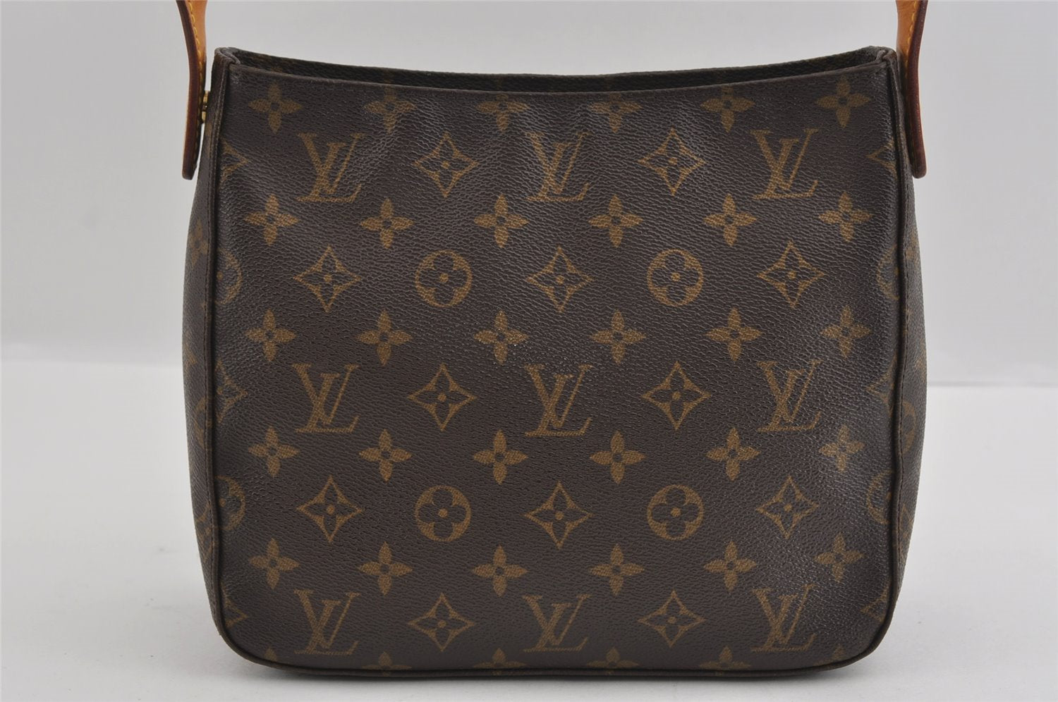 Authentic Louis Vuitton Monogram Looping MM Shoulder Bag M51146 LV 2044I
