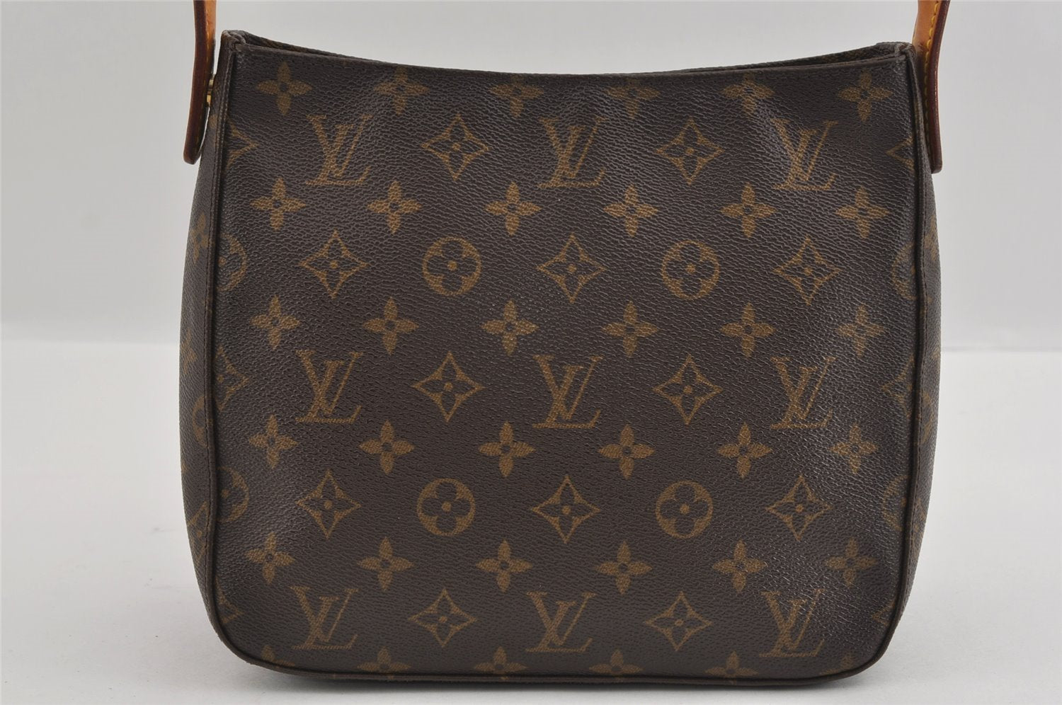 Authentic Louis Vuitton Monogram Looping MM Shoulder Bag M51146 LV 2044I