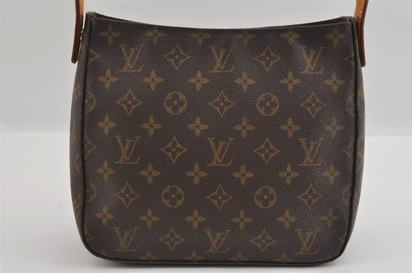 Authentic Louis Vuitton Monogram Looping MM Shoulder Bag M51146 LV 2044I