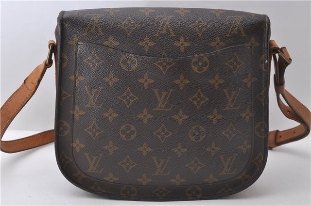 Auth Louis Vuitton Monogram Saint Cloud GM Shoulder Cross Bag M51242 LV 2046D