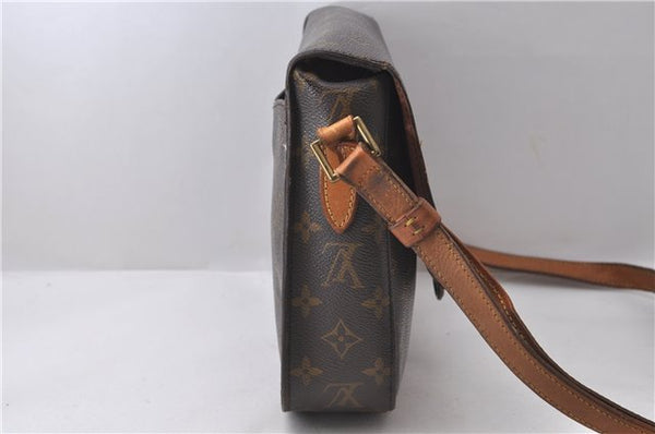 Auth Louis Vuitton Monogram Saint Cloud GM Shoulder Cross Bag M51242 LV 2046D