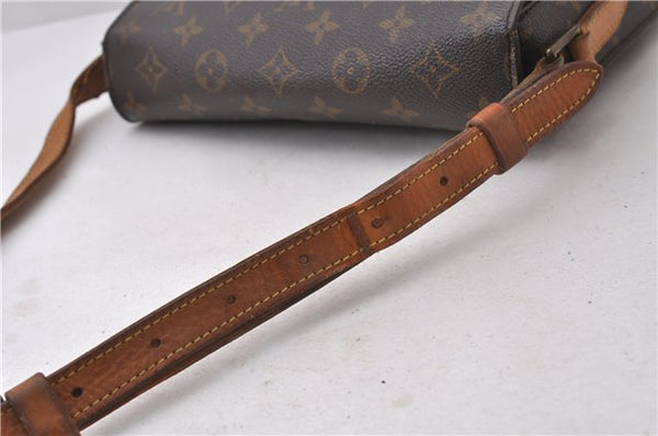 Auth Louis Vuitton Monogram Saint Cloud GM Shoulder Cross Bag M51242 LV 2046D