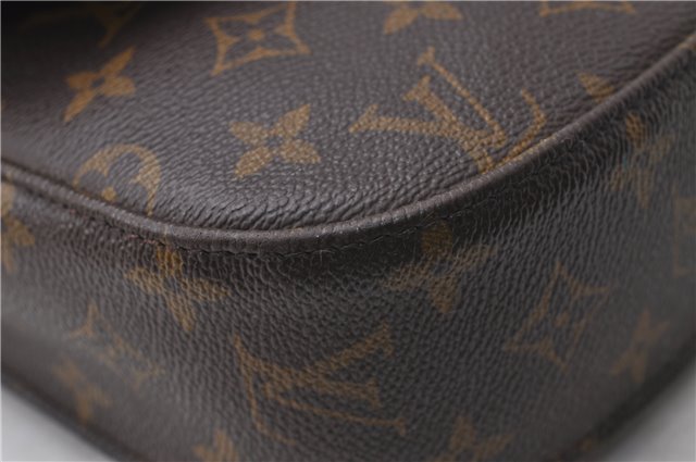 Auth Louis Vuitton Monogram Saint Cloud GM Shoulder Cross Bag M51242 LV 2046D