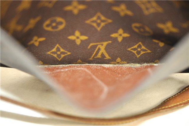 Auth Louis Vuitton Monogram Saint Cloud GM Shoulder Cross Bag M51242 LV 2046D