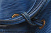 Authentic Louis Vuitton Epi Petit Noe Shoulder Drawstring Bag M44105 Blue 2047G