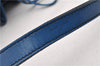 Authentic Louis Vuitton Epi Petit Noe Shoulder Drawstring Bag M44105 Blue 2047G