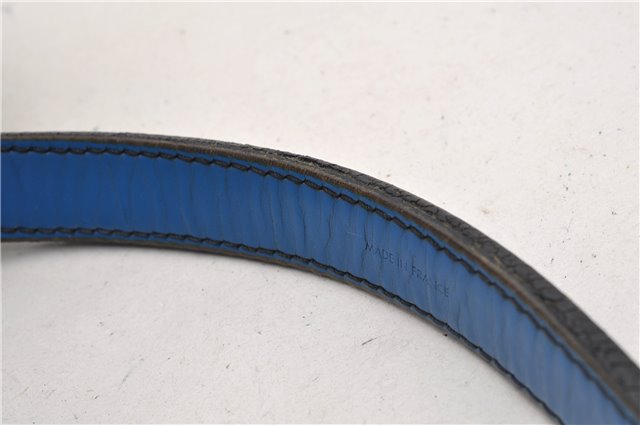 Authentic Louis Vuitton Epi Petit Noe Shoulder Drawstring Bag M44105 Blue 2047G