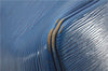 Authentic Louis Vuitton Epi Petit Noe Shoulder Drawstring Bag M44105 Blue 2047G