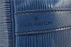 Authentic Louis Vuitton Epi Petit Noe Shoulder Drawstring Bag M44105 Blue 2047G