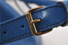 Authentic Louis Vuitton Epi Petit Noe Shoulder Drawstring Bag M44105 Blue 2047G