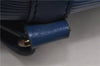 Authentic Louis Vuitton Epi Petit Noe Shoulder Drawstring Bag M44105 Blue 2047G